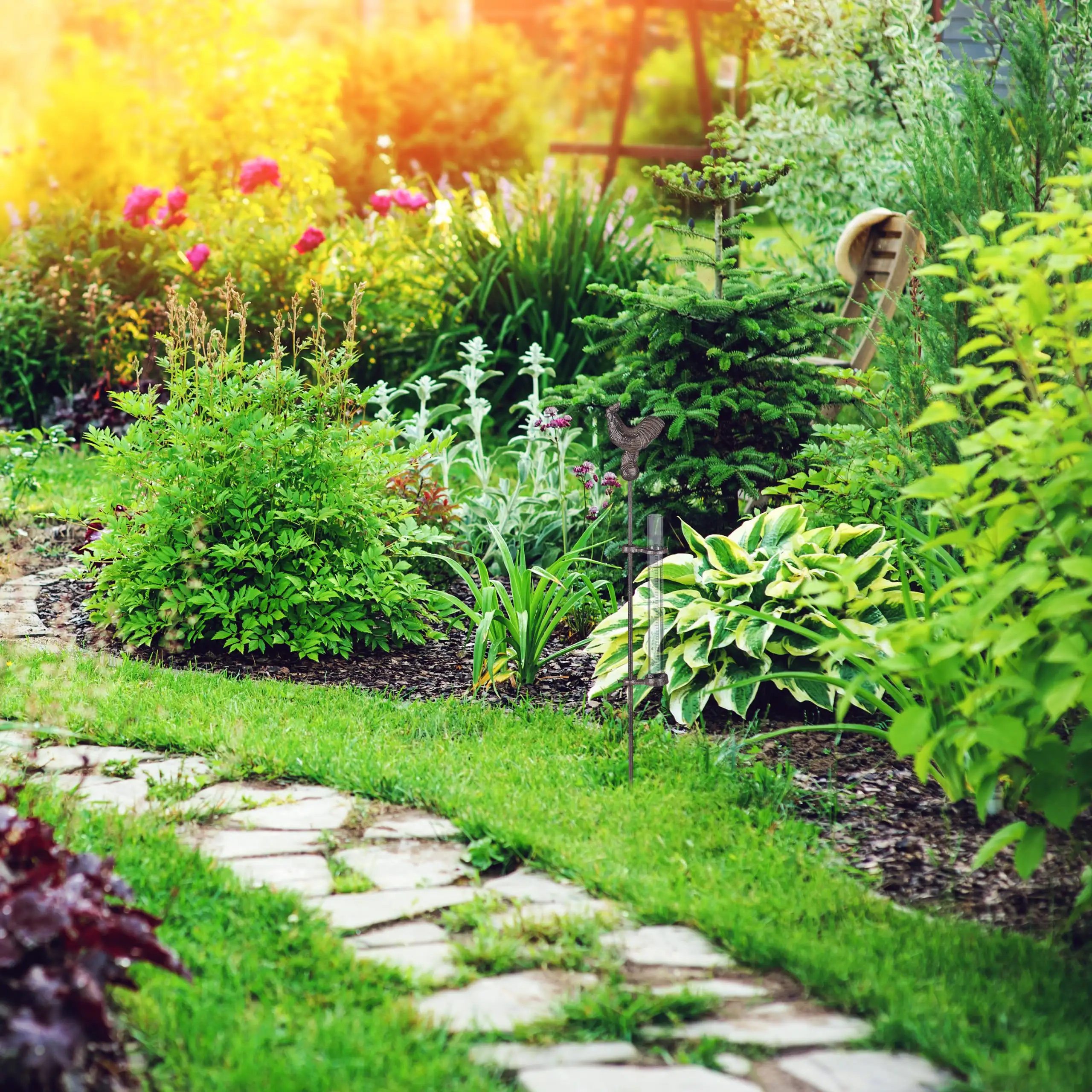 Relaxdays Rain Gauge Cockerel 7 Relaxdays Rain Gauge Cockerel - Image 7