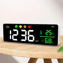 Levenhuk Wezzer Air MC50 Air Quality Meter -thermometer shop 777835 03