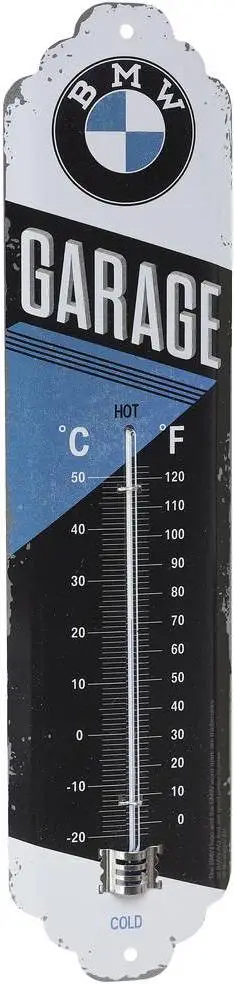 TFA NOSTALGIC ART BMW Thermometer Blue-Black, White