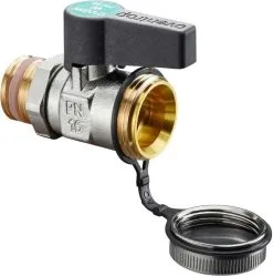 Magni KFE Ball Valve Optiflex DN 15, 1/2 AG, AG, MS, For Drinking Water