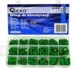 GEKO Set Of O-rings For Air Conditioners 420 Pieces