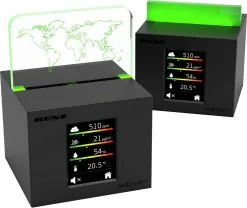 Renz Air Quality Sensor Air2Color Pro Air Quality Meter With Traffic Light System -thermometer shop image 280