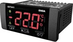 Enda EDT3411-230-08 Temperature Controller NTC -60 To +150°C Relay 8A (W X H) 77mm X 35mm