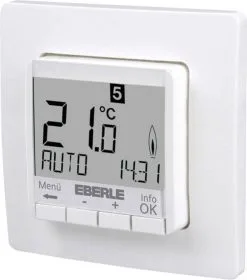 Eberle Controls Room Thermostat UP Clock Thermostat As Room Controller
